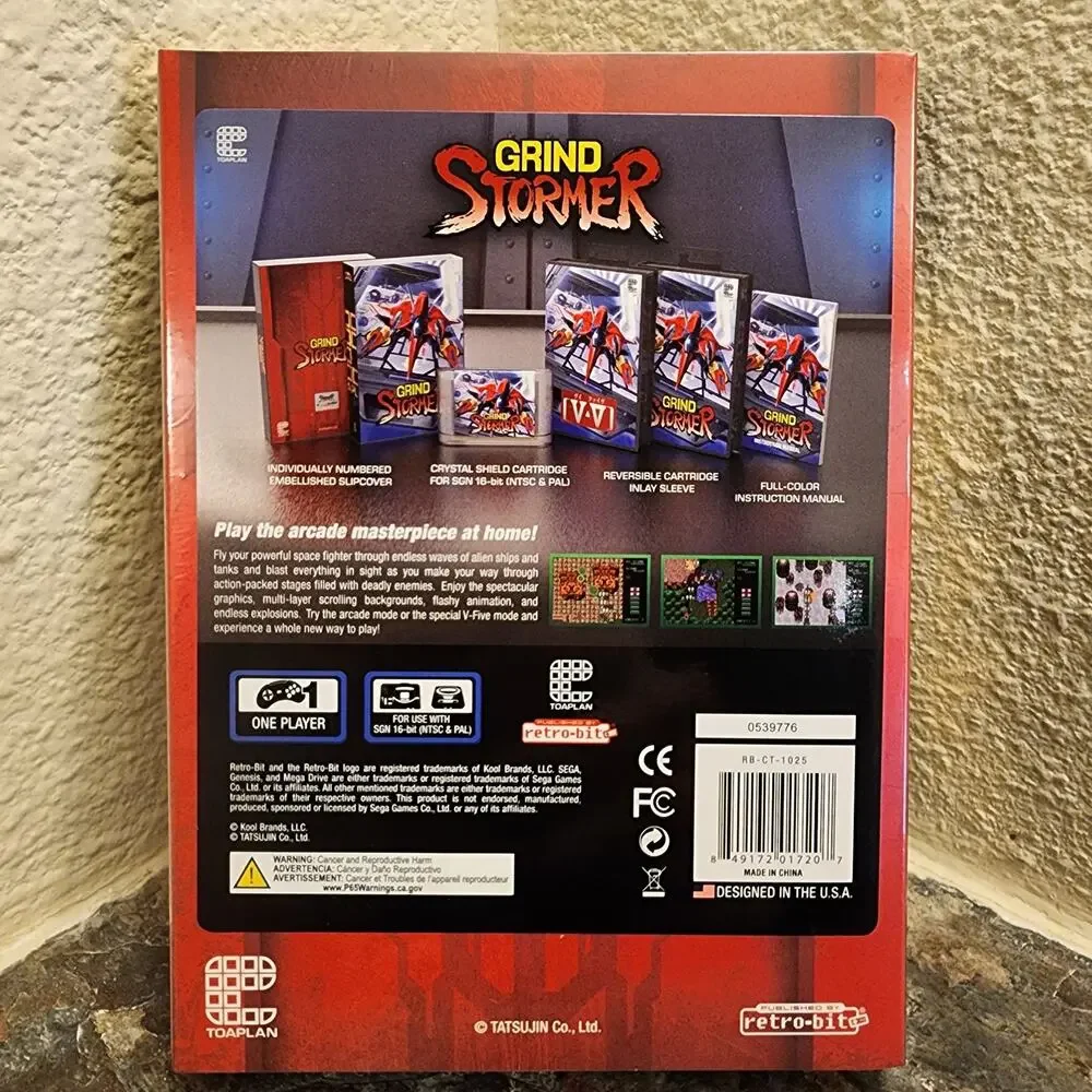 Game - Grind Stormer [Collector's Edition] (NEW) - Genesis - Retro-bit - Sega